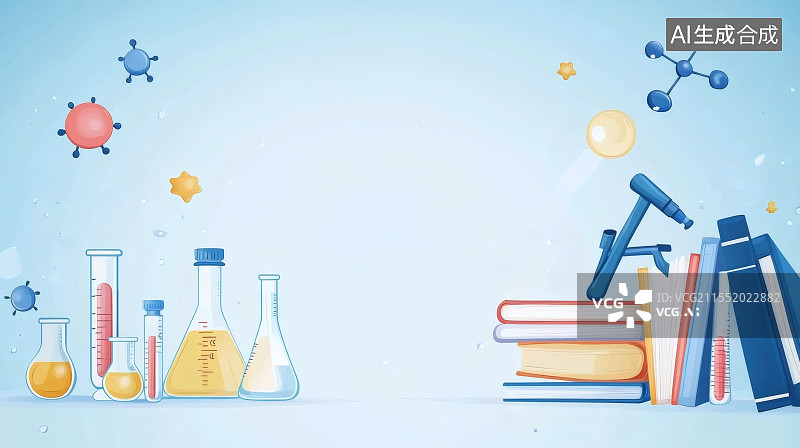 【AI数字艺术】卡通健康医疗背景两侧图片素材