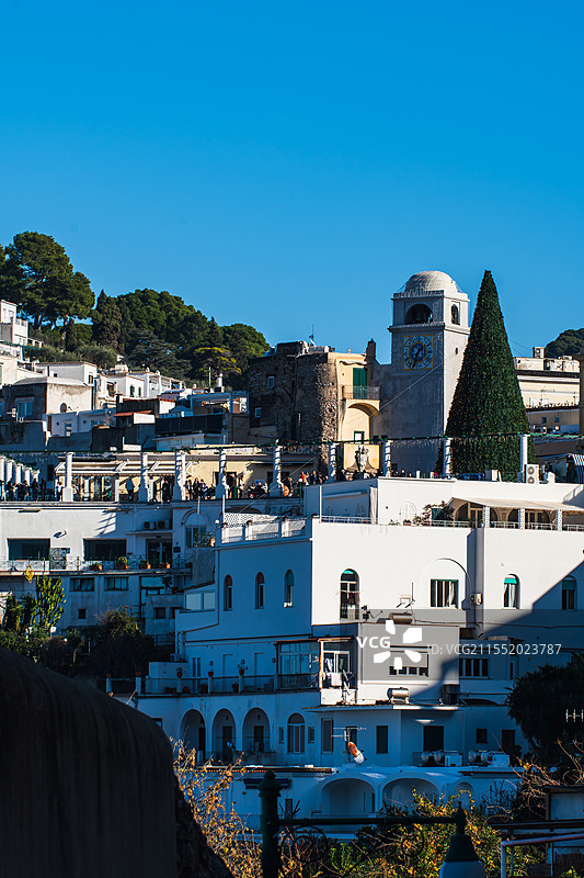 意大利纳布勒斯卡布里岛景观图片素材
