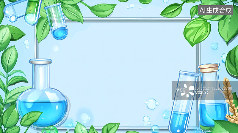 【AI数字艺术】卡通健康医疗背景环绕图片素材