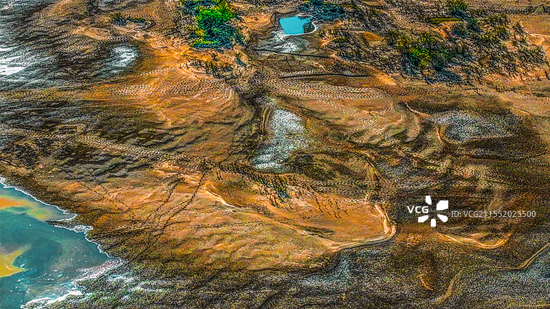 安徽省六安市裕安区横排头冬日大别山湿地景观图片素材