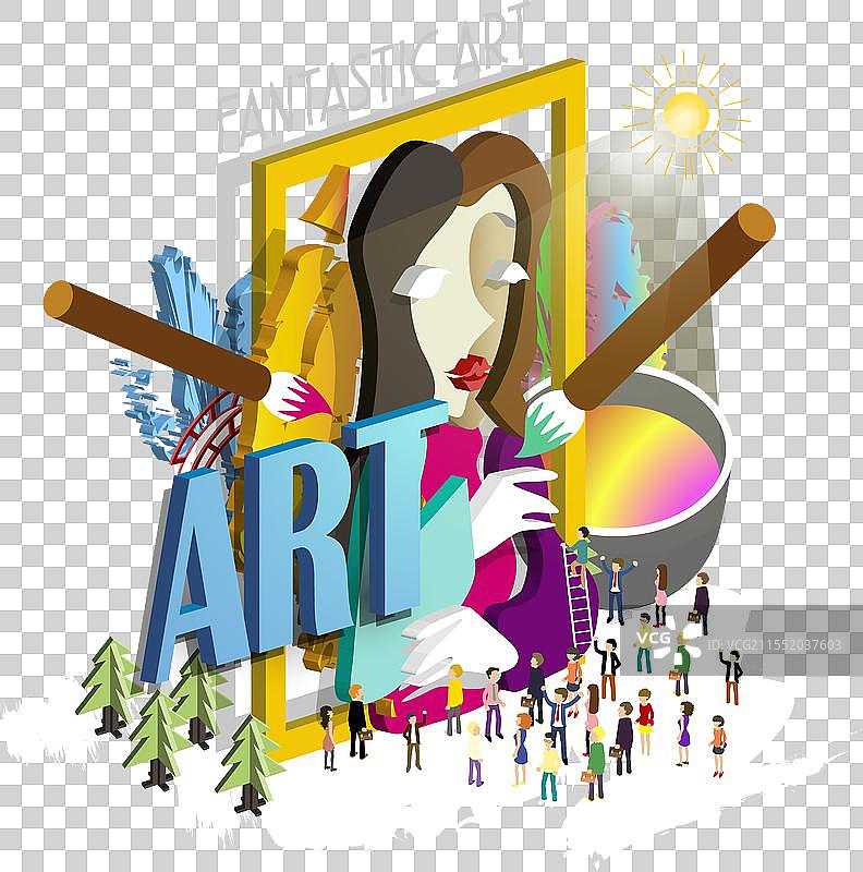 奇妙的艺术概念图片素材