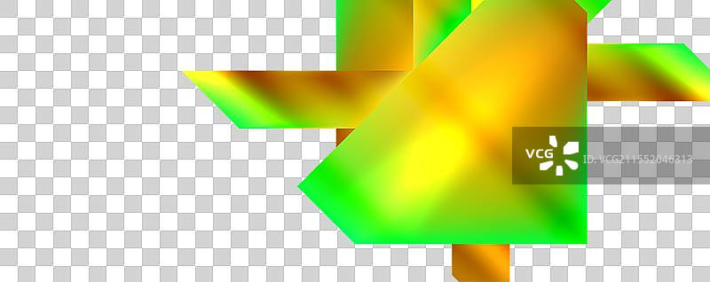 霓虹色抽象几何形状背景图片素材