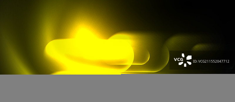 霓虹圆形几何设计的科技概念图片素材