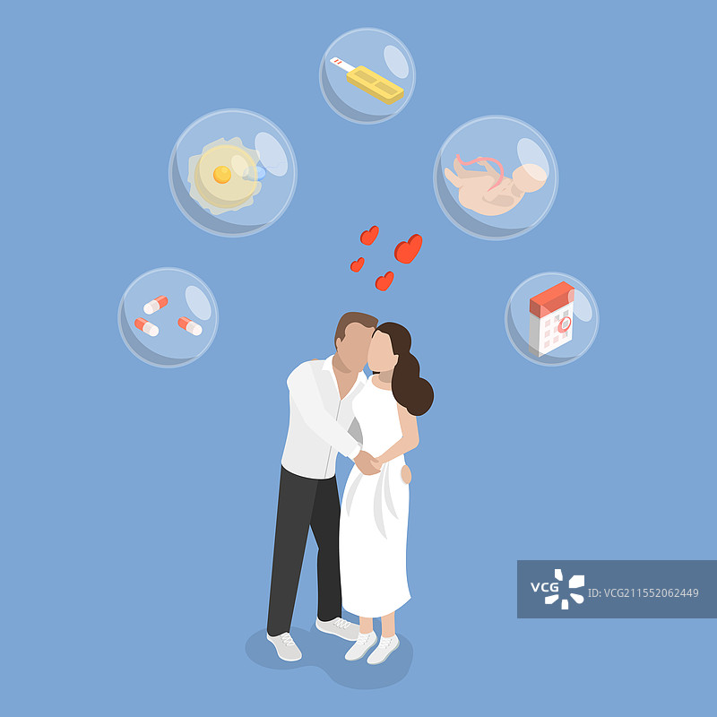 婴儿的三维等距平面图图片素材