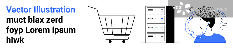 电子商务购物车服务器存储音乐图片素材