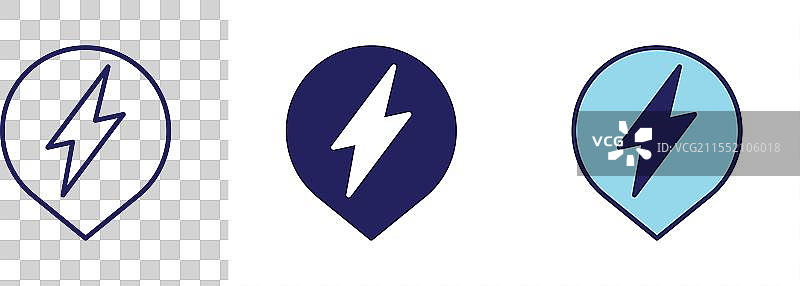 电针图标 - 导航套件图片素材