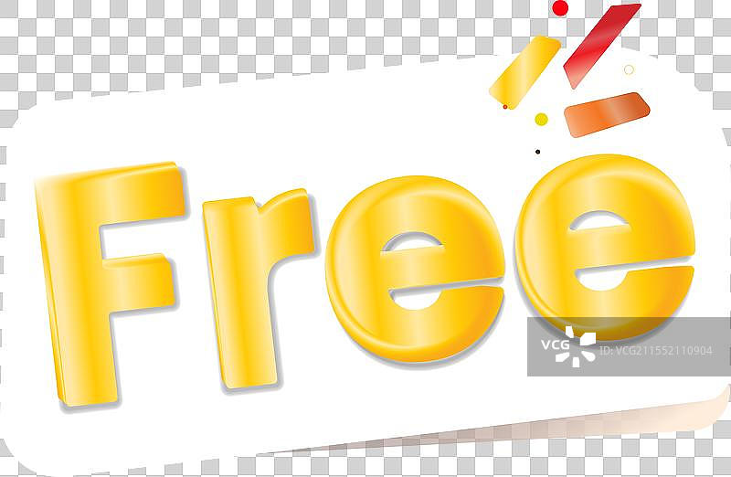 免费3D文字贴纸图片素材