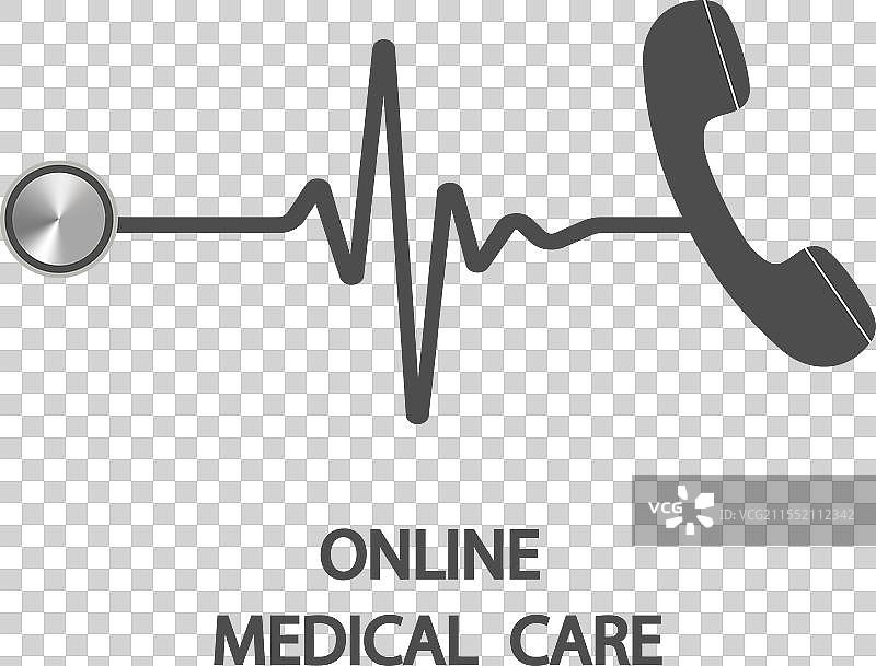 在线医疗服务图标图片素材