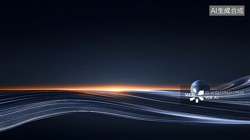 【AI数字艺术】宇宙星河的璀璨光芒图片素材