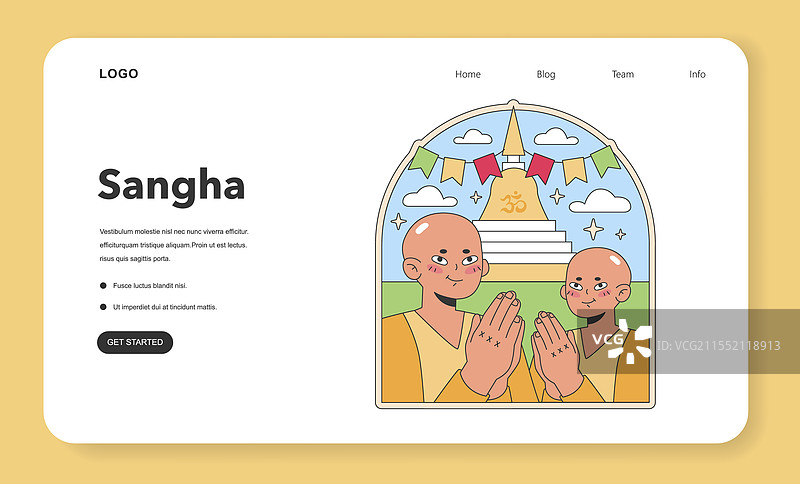 僧团社区公寓图片素材