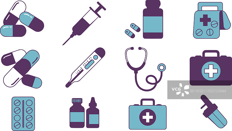 医疗保健图标集 医生图片素材