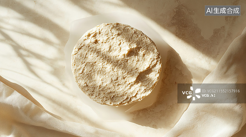 【AI数字艺术】桌子上面包和面包的特写镜头图片素材