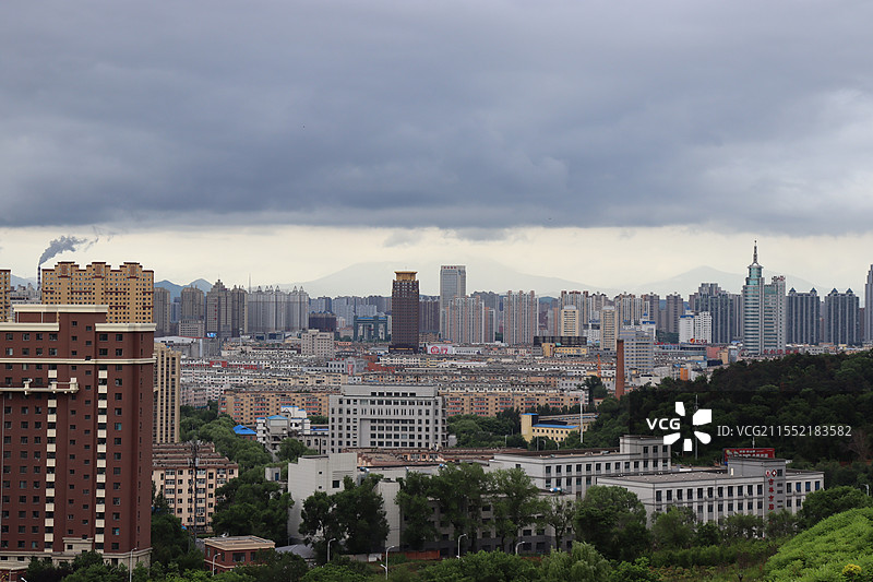 吉林市桃源山眺望图片素材