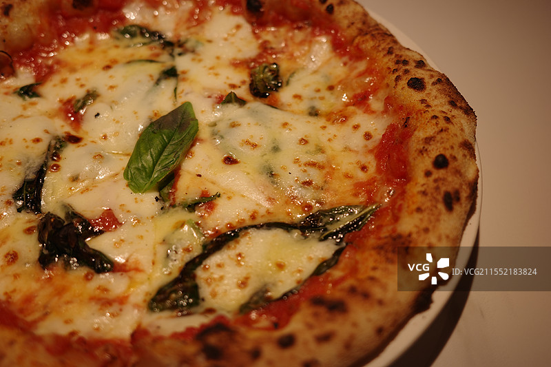 意式披萨美食静物图片素材