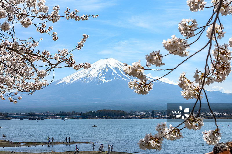 河口湖图片素材