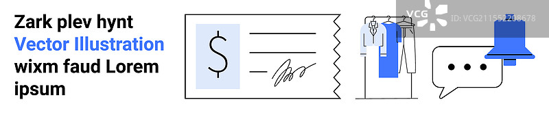 财务文件、衣橱、对话气泡图片素材