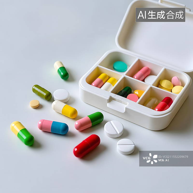 【AI数字艺术】药品图片素材