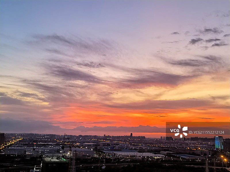 《落日余晖》—— 合肥滨湖经开区图片素材