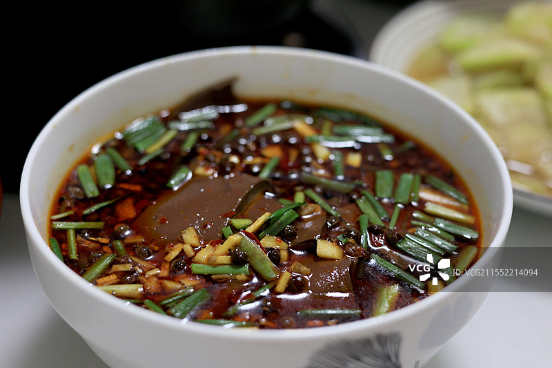 麻油猪血图片素材