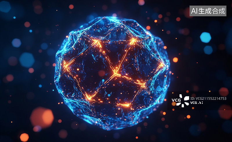 【AI数字艺术】3D抽象紫色金属物体渲染图片素材