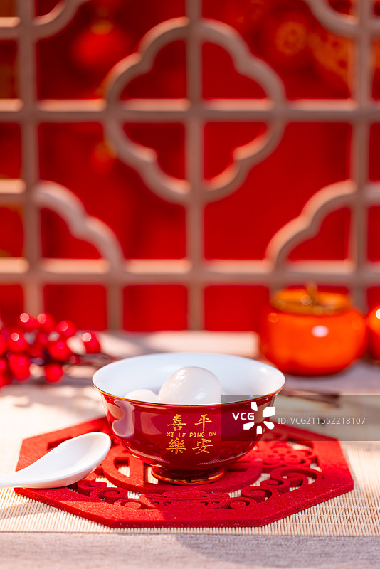 中式背景 正月十五 元宵节汤圆图片素材