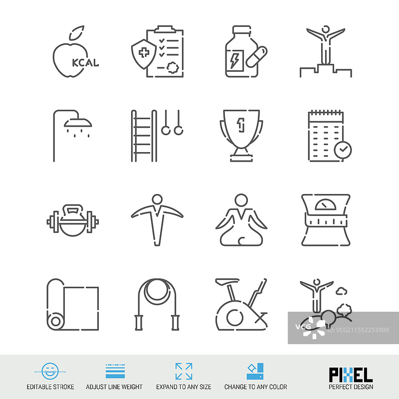 健身与饮食健康生活方式相关图片素材