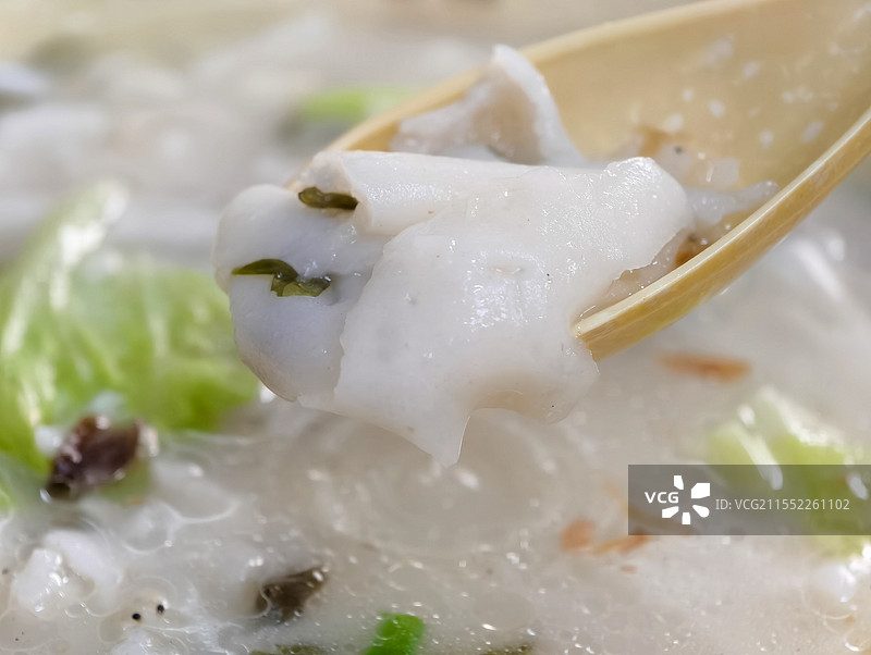美味的鱼丸粥图片素材