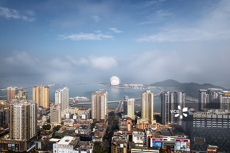 珠海云雾日月贝图片素材