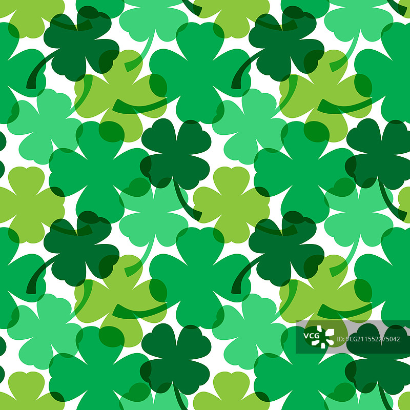 圣帕特里克节无缝图案设计图片素材