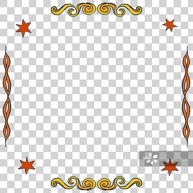 装饰框复古华丽欧式花纹图片素材