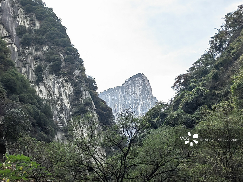 陕西省渭南市西岳华山风景名胜区图片素材