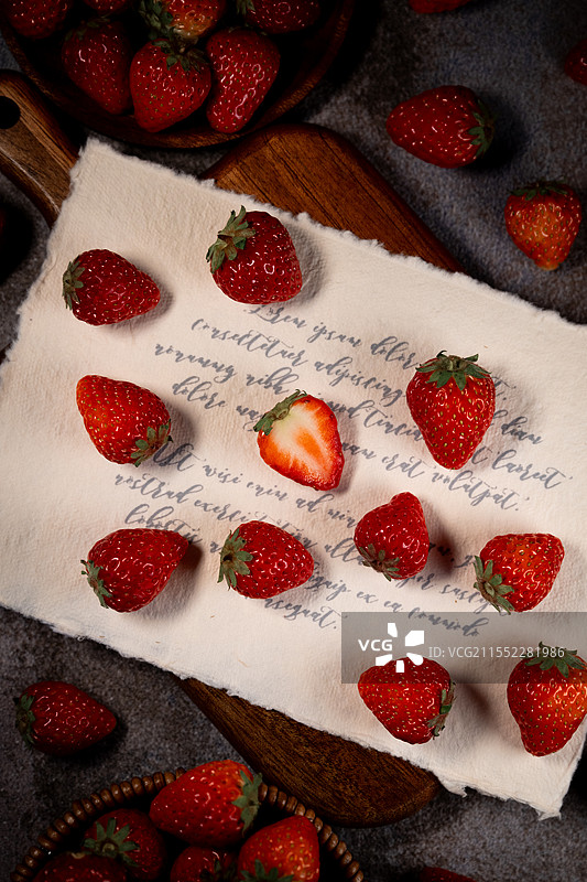 水果拍摄-草莓图片素材