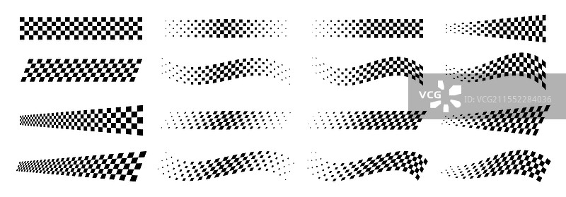 赛车旗帜设计图片素材