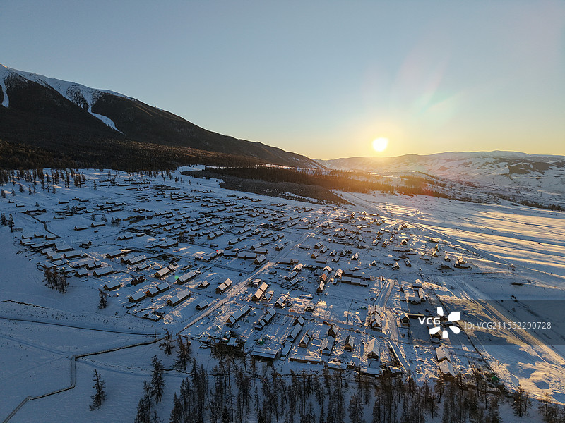 白哈巴村图片素材