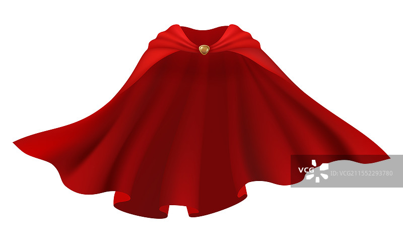 魔术师披风飞行超级英雄缎面布料图片素材