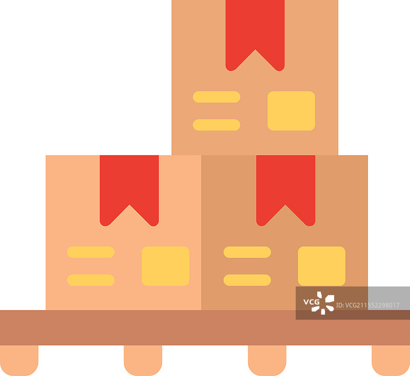 boxes flat icon design图片素材