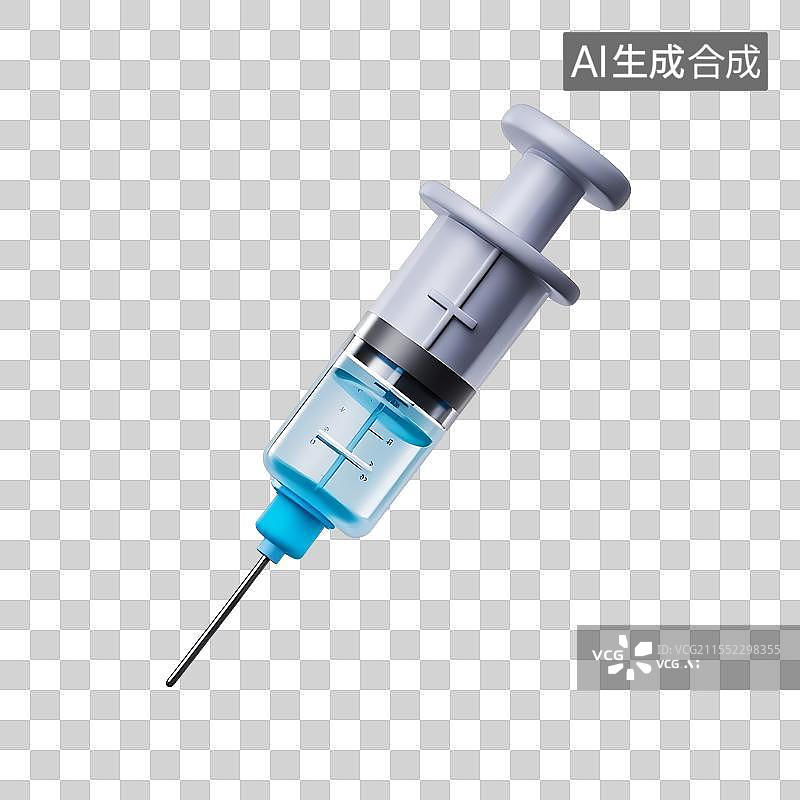 【AI数字艺术】医疗注射器图片素材