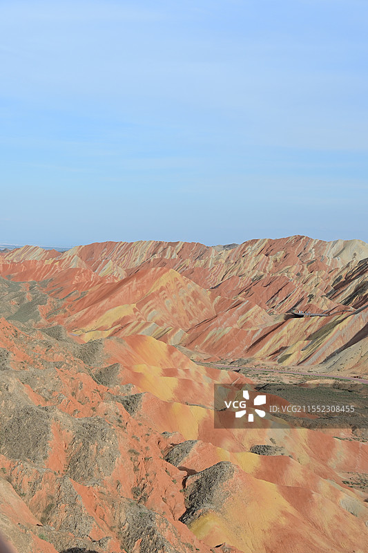 七彩丹霞图片素材