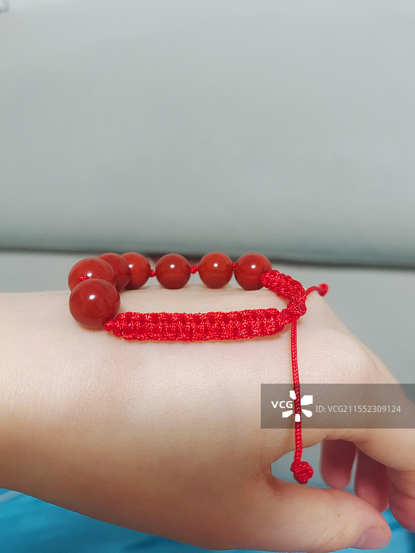 凉山的南红玛瑙，颗颗分明图片素材