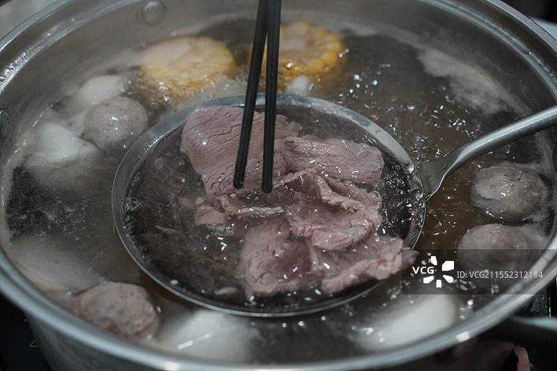 潮汕牛肉火锅图片素材