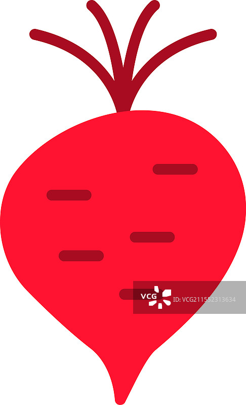 甜菜扁平图标设计图片素材