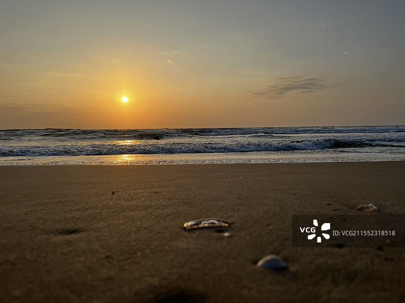 海面清晨图片素材