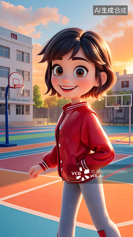 【AI数字艺术】青春活力学院少年图片素材
