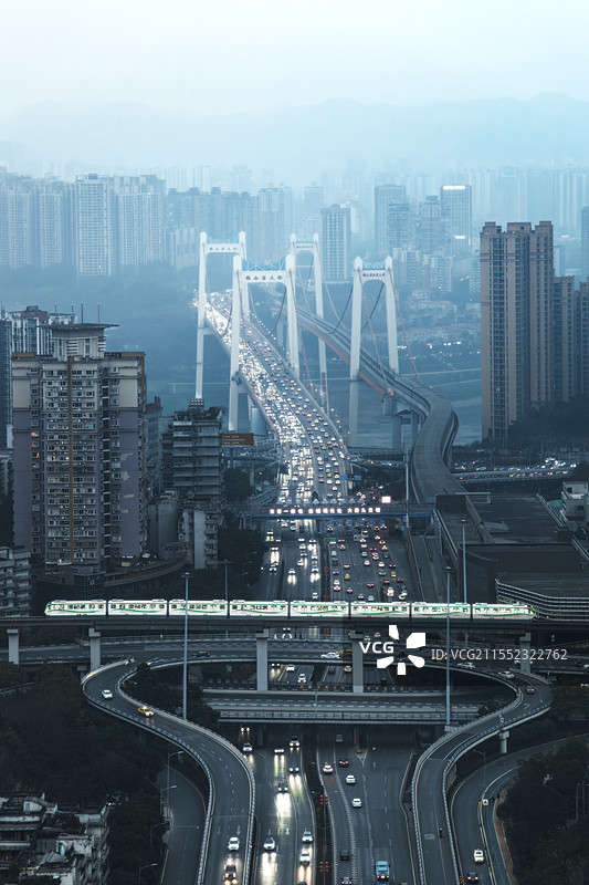 鹅公岩大桥图片素材