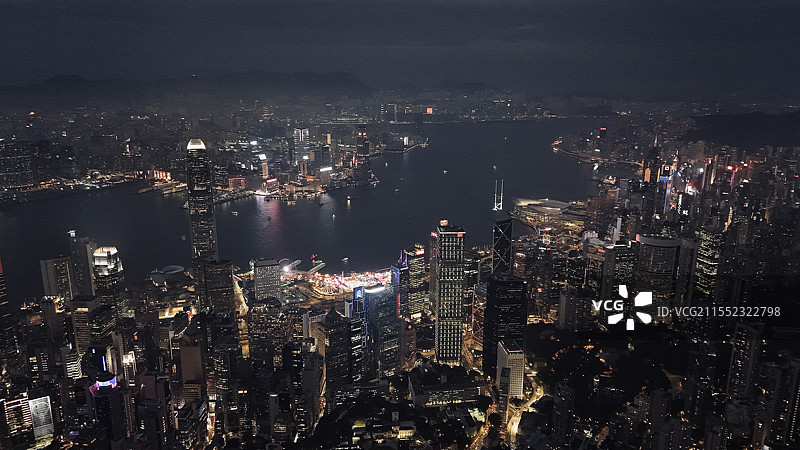维港夜景图片素材