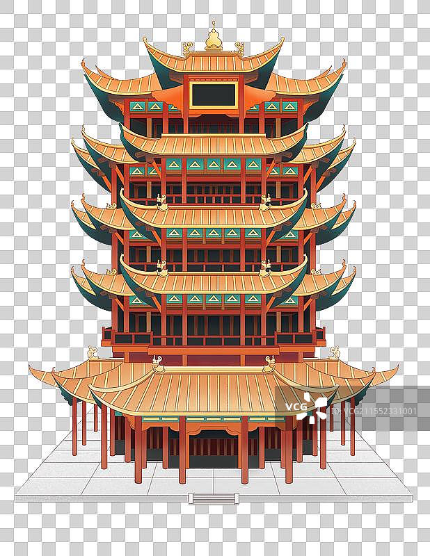 黄鹤楼图片素材