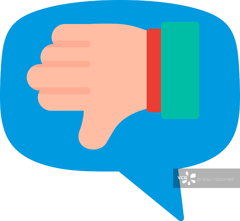 不喜欢的扁平图标设计图片素材