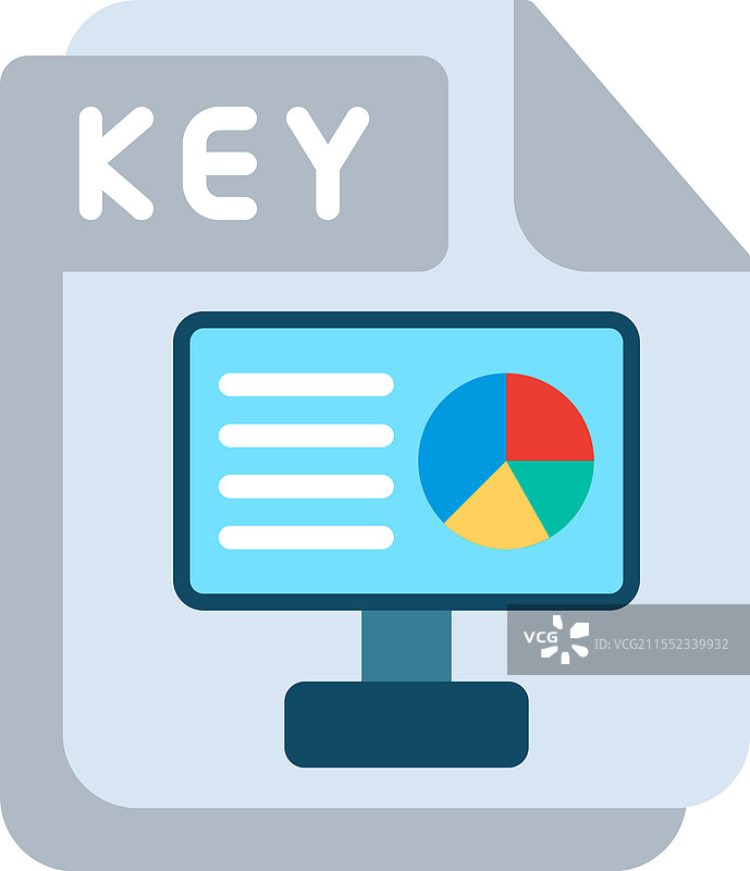 钥匙扁平图标设计图片素材