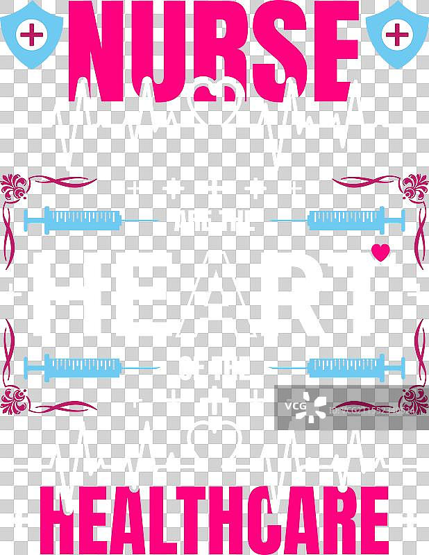 护士日T恤设计图片素材