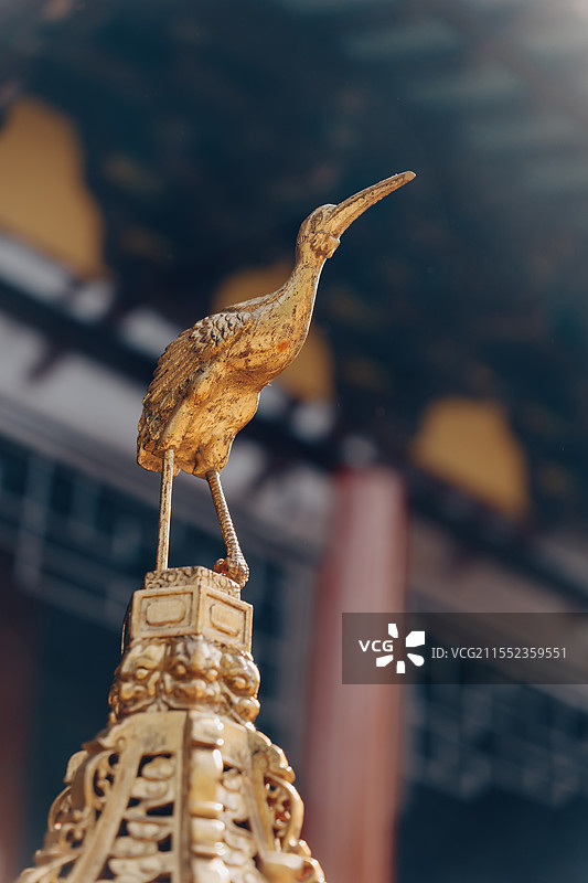 道教铜鹤图片素材